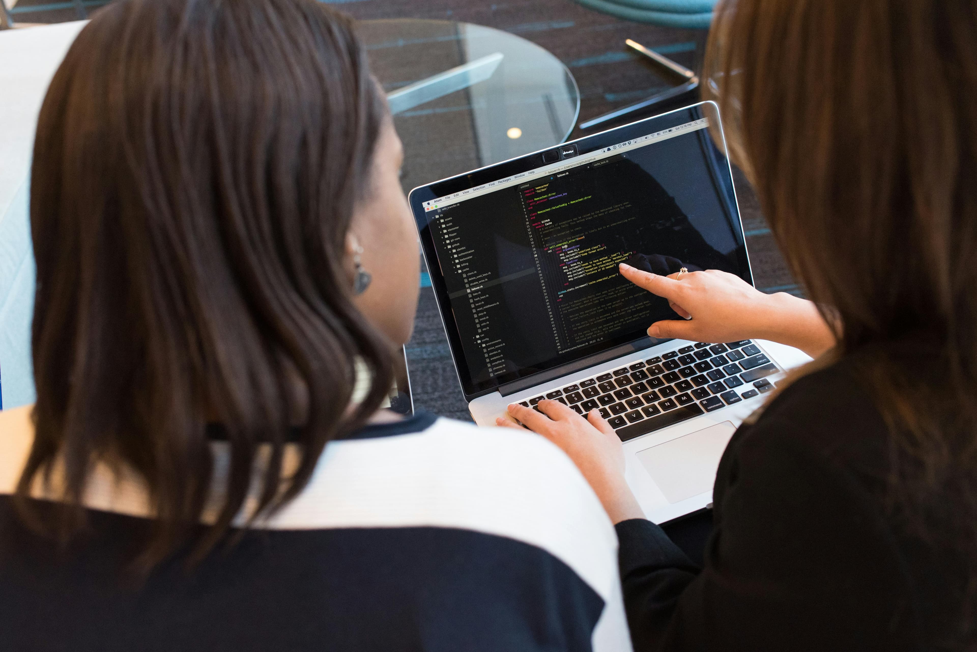 Team collaborating on a modern web platform